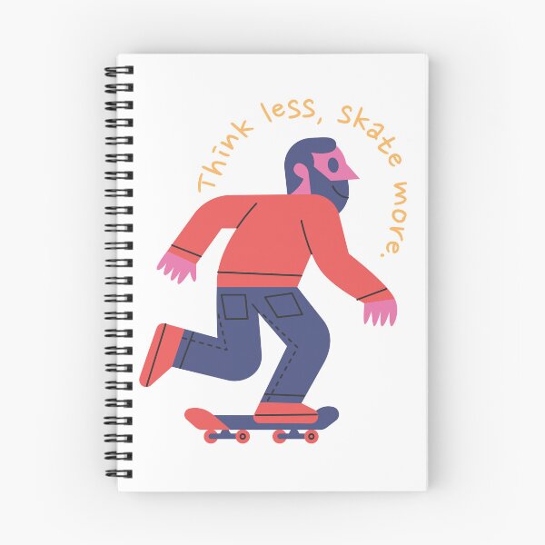 Item preview, Think less, skate more. designed and sold by monkik.