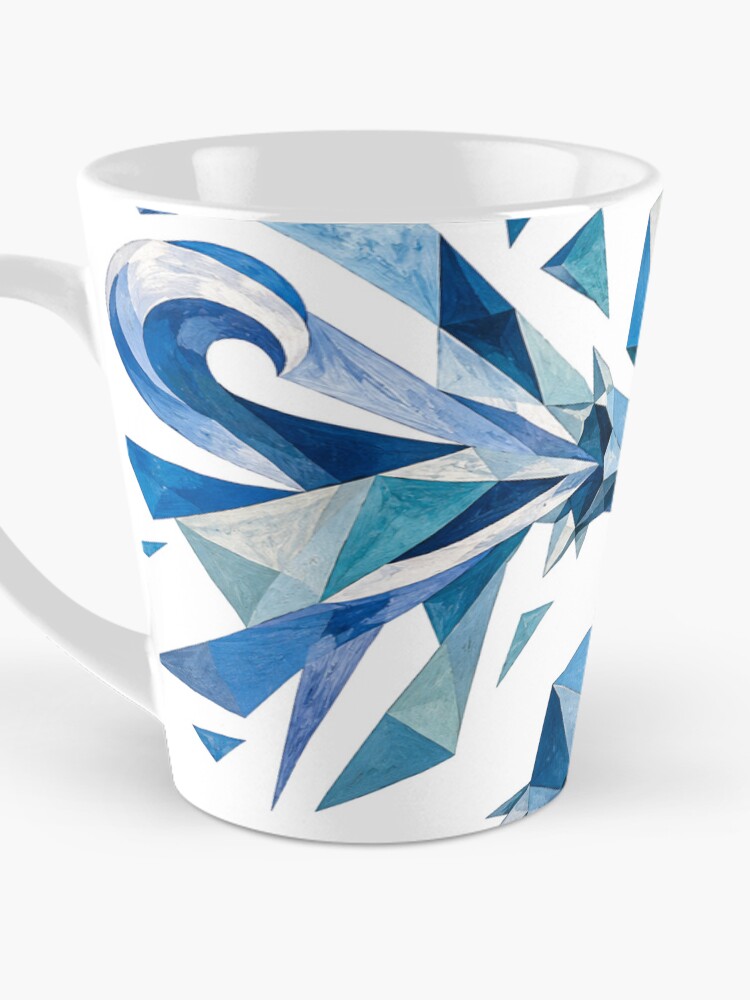 Thumbnail 3 of 4, Coffee Mug, Squ Cubism designed and sold by FeelTheDrawing.