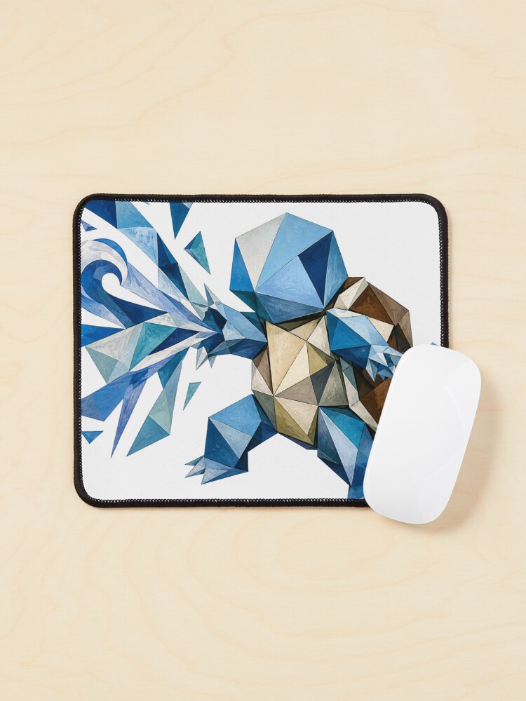 Thumbnail 1 of 5, Mouse Pad, Squ Cubism designed and sold by FeelTheDrawing.