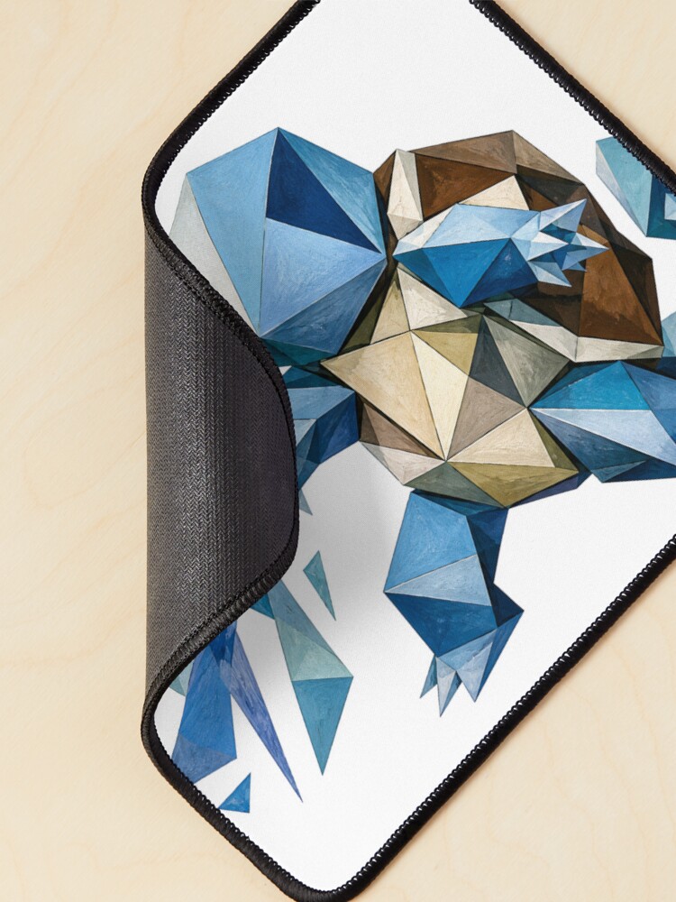 Thumbnail 2 of 5, Mouse Pad, Squ Cubism designed and sold by FeelTheDrawing.