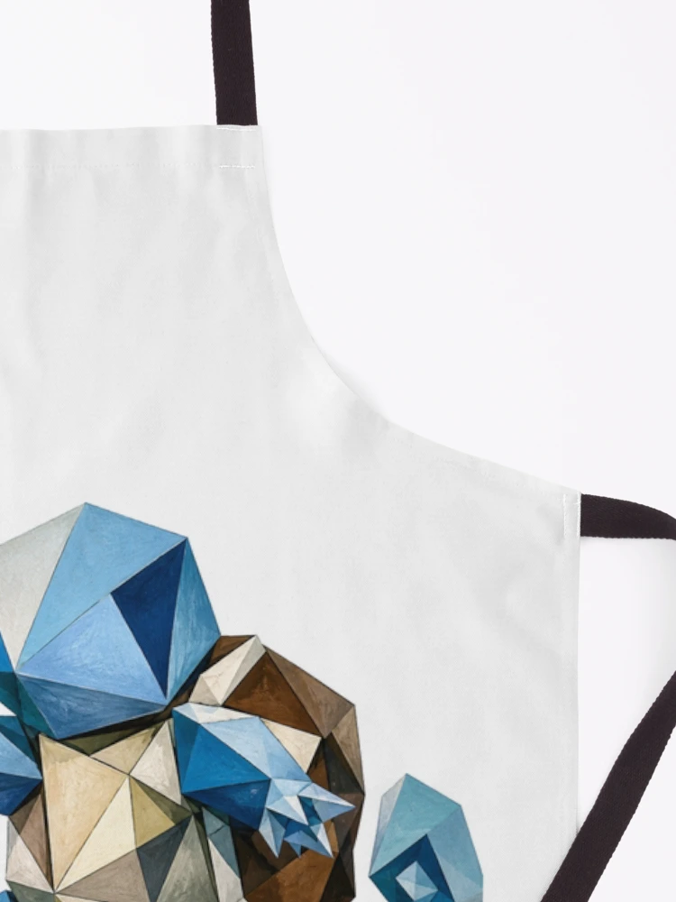 Thumbnail 3 of 6, Apron, Squ Cubism designed and sold by FeelTheDrawing.