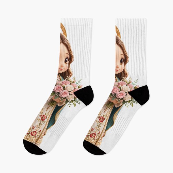 Item preview, Holy Mary With Roses Chibi II designed and sold by NoticasDeFe.