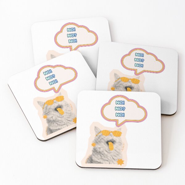 Item preview, Cat No! No? No! Funny Disco Vintage Cat! designed and sold by DSoriaDesign.