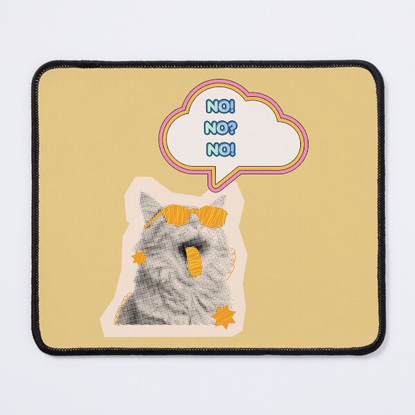 Item preview, Cat No! No? No! Funny Disco Vintage Cat! designed and sold by DSoriaDesign.