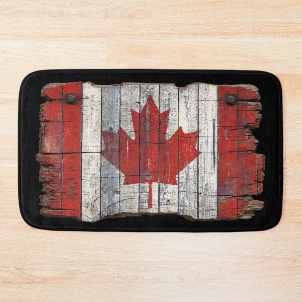 Item preview, Rustic Canada Flag designed and sold by VelvetRoom.