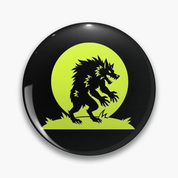 Item preview, Full Moon Werewolf Silhouette Neon designed and sold by DredMuunStudios.