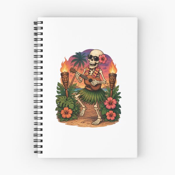 Item preview, Hula Skeleton Summerween designed and sold by DustyCuriositie.