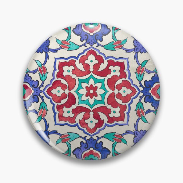 Item preview, Iznik tile designed and sold by Gaia Marfurt.