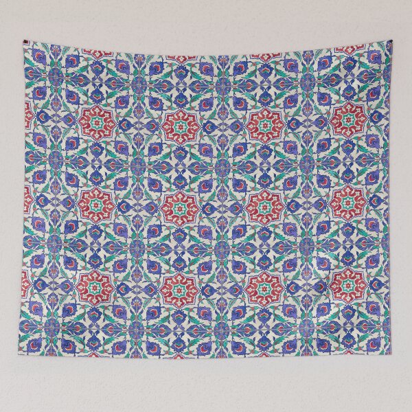 Item preview, Iznik tile designed and sold by Gaia Marfurt.