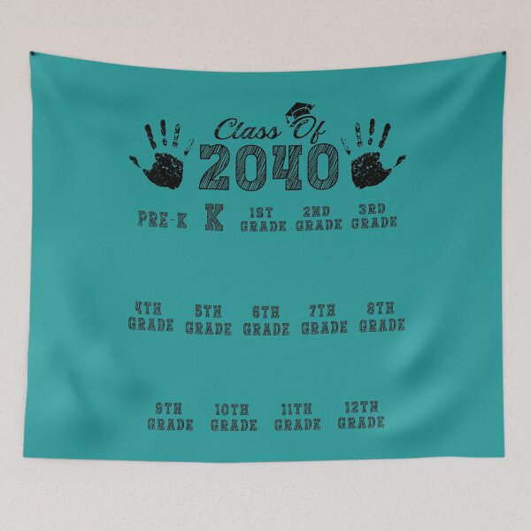 Item preview, Class Of 2040 Grow With Me Handprint Kindergarten Pre-k designed and sold by CriseldaBruning.