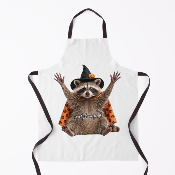 Item preview, Feral but festive raccoon halloween tis the season designed and sold by Yellowriversss.