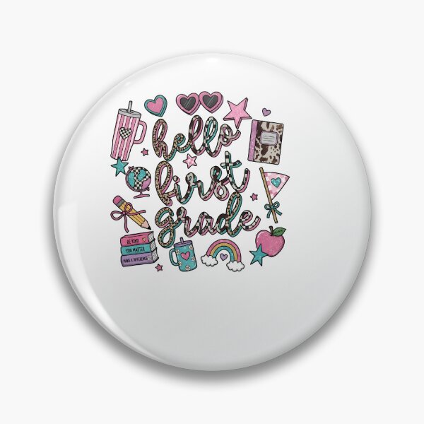 Item preview, Leopard Hello First Grade 1st Grade Teacher Back To School designed and sold by KroghDs.