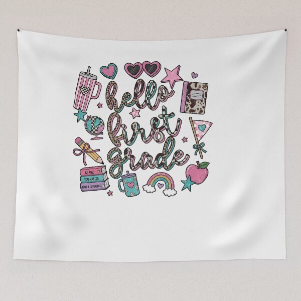 Item preview, Leopard Hello First Grade 1st Grade Teacher Back To School designed and sold by KroghDs.