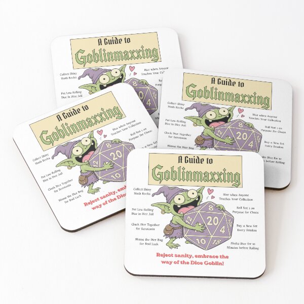 Item preview, A Guide to Dice Goblinmaxxing (Light Edition) - DND RPG Meme designed and sold by Dice_Goblin_Studio.