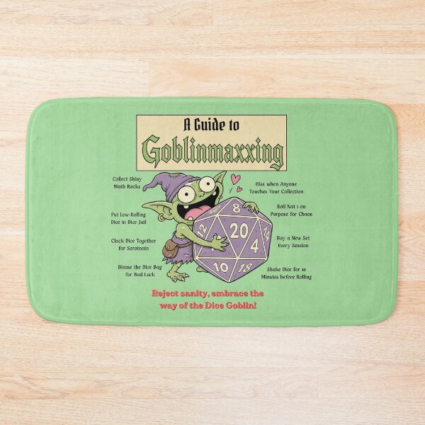 Item preview, A Guide to Dice Goblinmaxxing (Light Edition) - DND RPG Meme designed and sold by Dice_Goblin_Studio.
