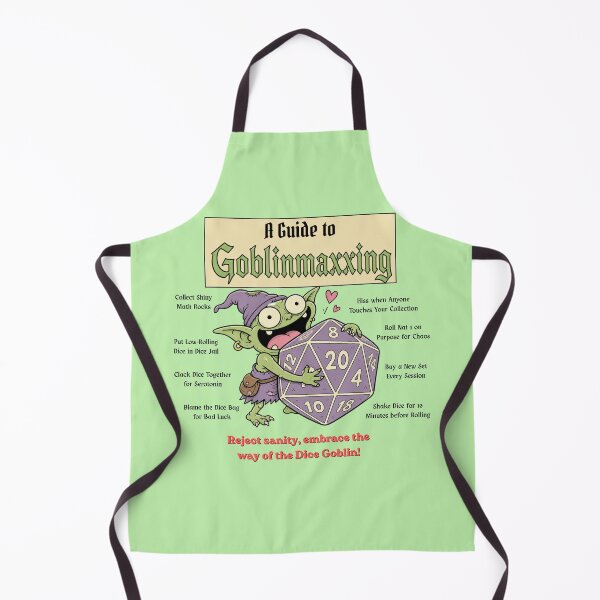 Item preview, A Guide to Dice Goblinmaxxing (Light Edition) - DND RPG Meme designed and sold by Dice_Goblin_Studio.