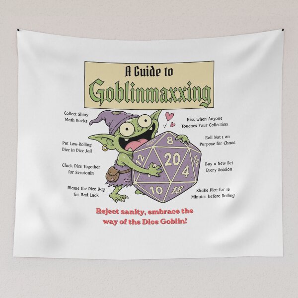 Item preview, A Guide to Dice Goblinmaxxing (Light Edition) - DND RPG Meme designed and sold by Dice_Goblin_Studio.