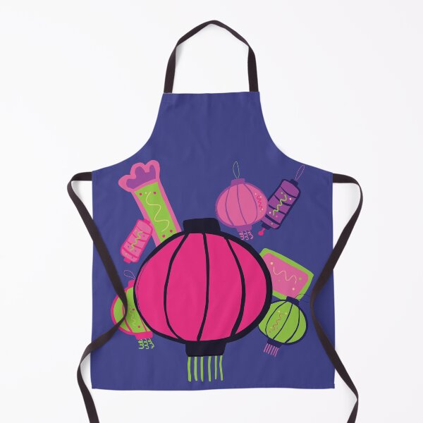 Item preview, Light Show – Hong Kong Delights Apron designed and sold by Curious Shapes Studio.