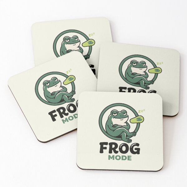 Item preview, Frog Mode Chill Vibes designed and sold by Zazz Lee.