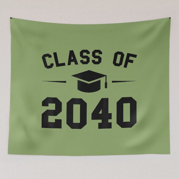 Item preview, Class of 2040 Grow with Me Shirt Handprint on Back Pre-k designed and sold by ArleneRowe.