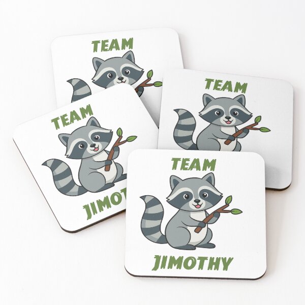 Item preview, Team Jimothy Cute Raccoon Meme Cartoon designed and sold by     Fatma Creates.