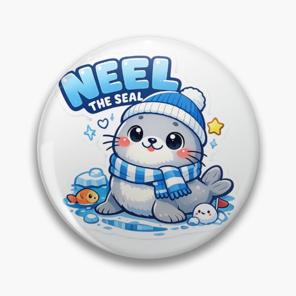 Item preview, Neil the Seal – Cute & Adorable Seal Sticker designed and sold by singhworldcr.