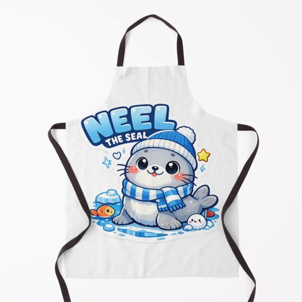 Item preview, Neil the Seal – Cute & Adorable Seal Sticker designed and sold by singhworldcr.