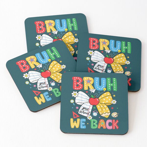 Item preview, Bruh We Back Pre-K Preschool Back to School Bow designed and sold by KathieFaugh.