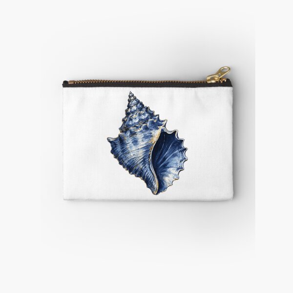 Item preview,  Blush Blue Conch Shell with Gold Accents designed and sold by SOUFIANE1991.