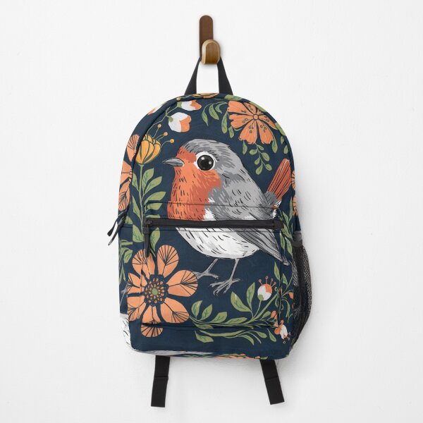 Item preview, Folk Robin Bird designed and sold by Filora Atelier | Bird Art.