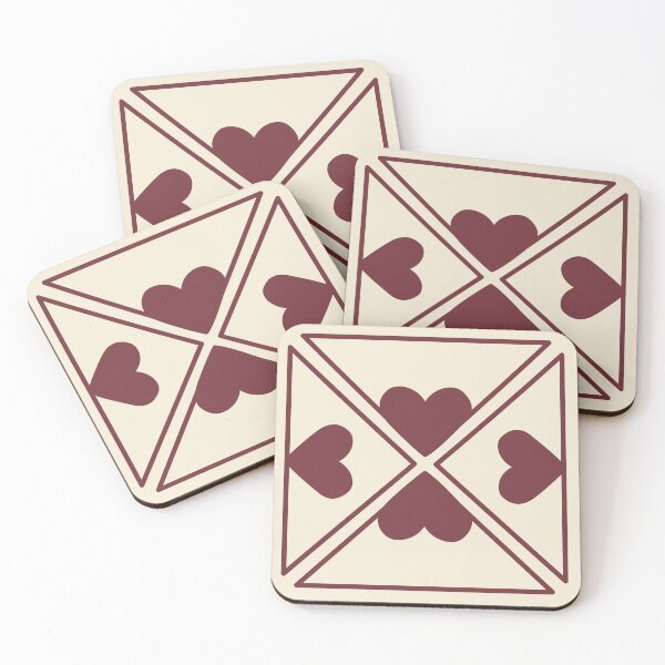 Item preview, Four heart square designed and sold by Tijin95.