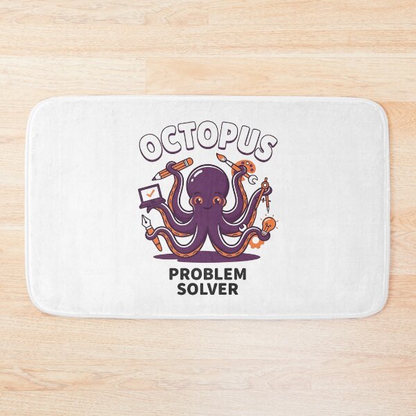 Item preview, Cute Octopus Problem Solver Kawaii designed and sold by Zazz Lee.