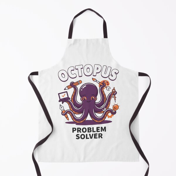 Item preview, Cute Octopus Problem Solver Kawaii designed and sold by Zazz Lee.
