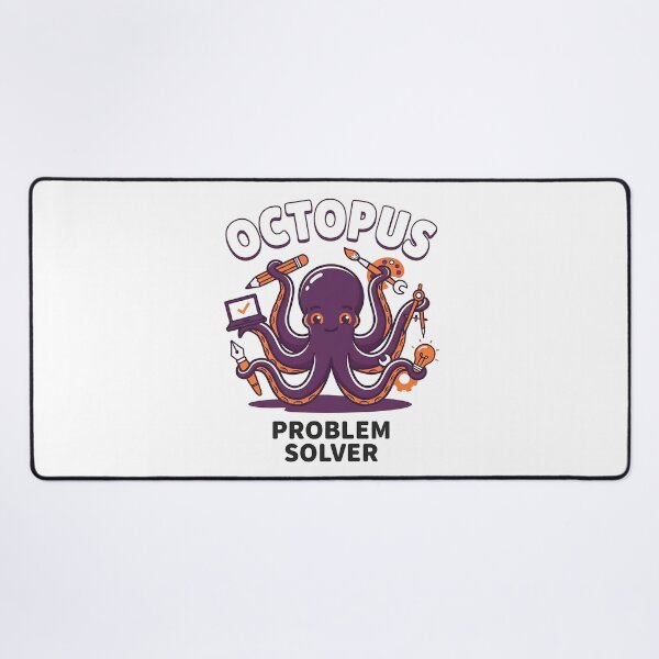 Item preview, Cute Octopus Problem Solver Kawaii designed and sold by Zazz Lee.