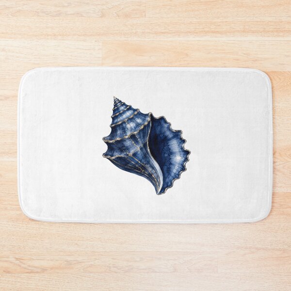 Item preview, Blush Blue Conch Shell with Gold Accents designed and sold by SOUFIANE1991.