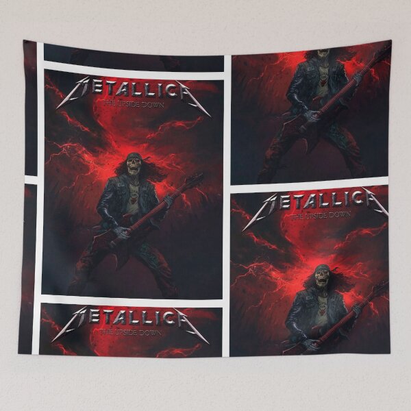 Aperçu de l'œuvre Design inspiré de Metallica et de Stranger Things créée et vendue par martirush.