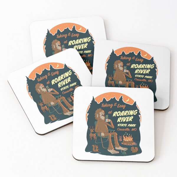Item preview, Taking It Easy at Roaring River State Park Bigfoot designed and sold by John Morris Illustration.