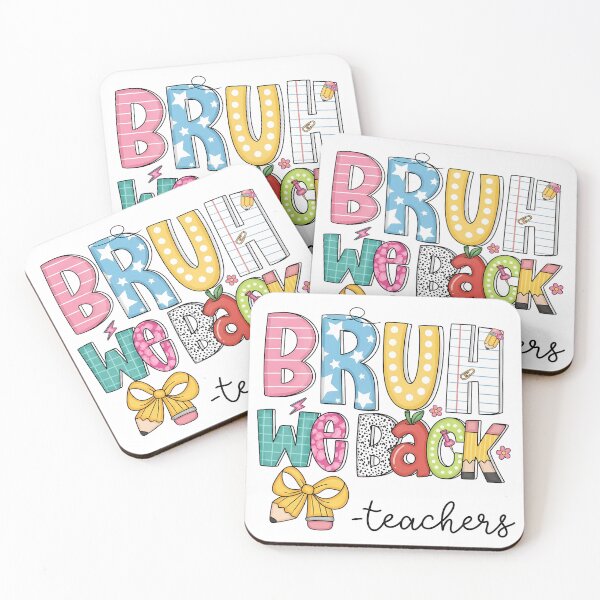 Item preview, Teacher Back To School Funny Bruh We Back First Day designed and sold by KroghDs.