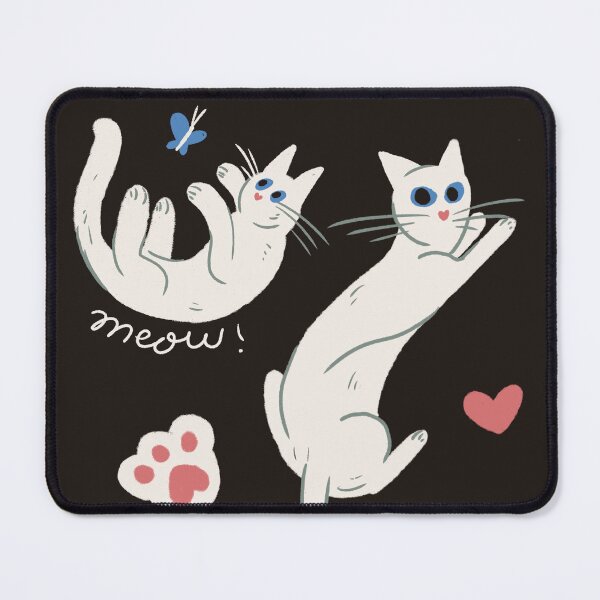 Item preview, White Cats! designed and sold by DanuskaArt.