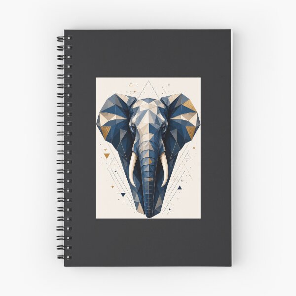 Item preview, Geometric African Elephant | Modern Wildlife Wall Art | Contemporary Safari  designed and sold by AfriqaDesigns.