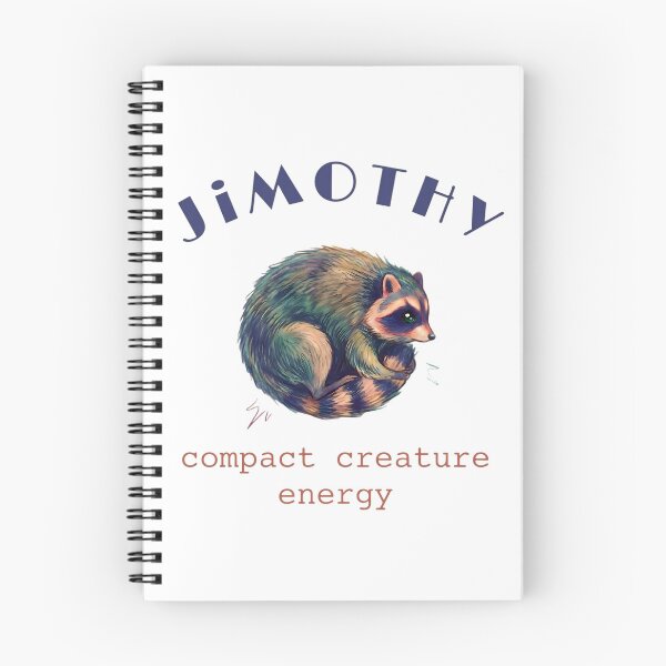 Item preview, Jimothy Cute Raccoon Art | Whimsical Woodland Animal | Cozy Forest Aesthetic | Colorful Digital Illustration designed and sold by Bhaskar Digital Art.