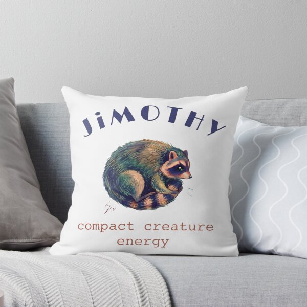 Item preview, Jimothy Cute Raccoon Art | Whimsical Woodland Animal | Cozy Forest Aesthetic | Colorful Digital Illustration designed and sold by Bhaskar Digital Art.