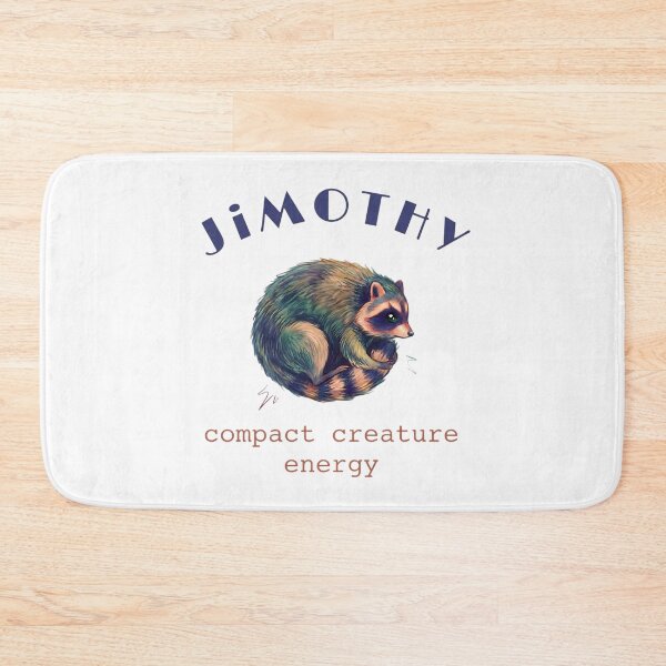 Item preview, Jimothy Cute Raccoon Art | Whimsical Woodland Animal | Cozy Forest Aesthetic | Colorful Digital Illustration designed and sold by Bhaskar Digital Art.