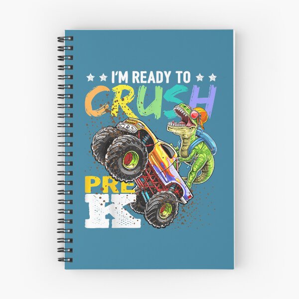 Item preview, Crush Pre-K Dinosaur Monster Truck Back to School Boy Gifts designed and sold by TESTTES.
