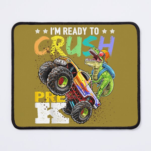 Item preview, Crush Pre-K Dinosaur Monster Truck Back to School Boy Gifts designed and sold by TESTTES.