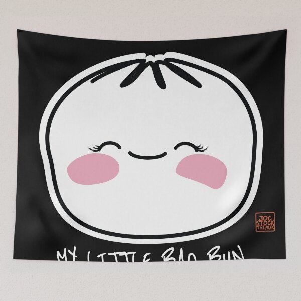 Item preview, My Little Bao Bun Cute Asian Minimalist Sticker designed and sold by JOCSTOCK.