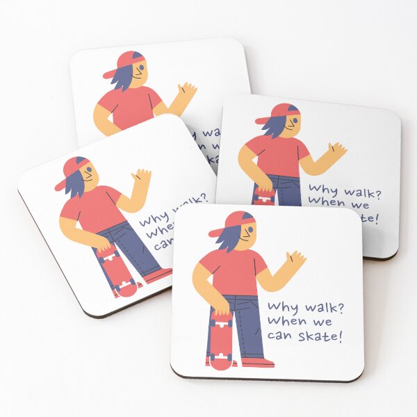 Item preview, Why walk? when we can skate! designed and sold by monkik.