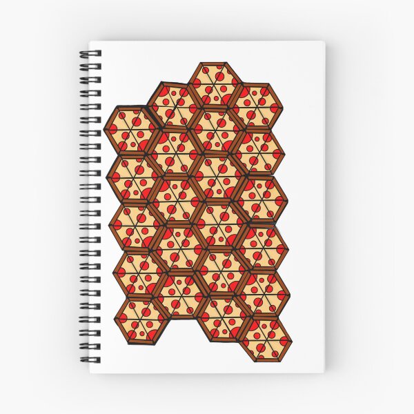 Item preview, Hexagonal pizzas designed and sold by dibujosarts.