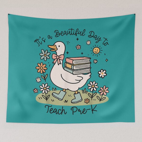 Item preview, Cute Goose It's A Beautiful Day to Teach Pre K Teacher designed and sold by CriseldaBruning.