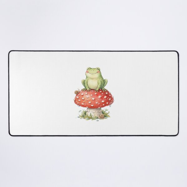 Item preview, Cute Frog Amanita Muscaria Cottagecore Forager designed and sold by Mks-Fashion.